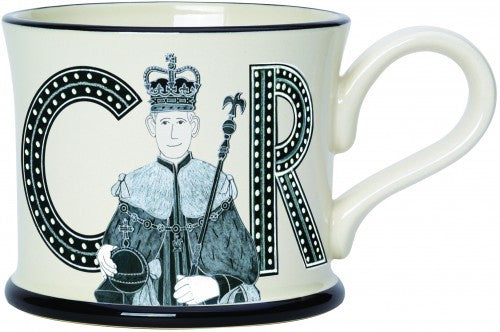 King Charles III Coronation Mug by Moorland Pottery.