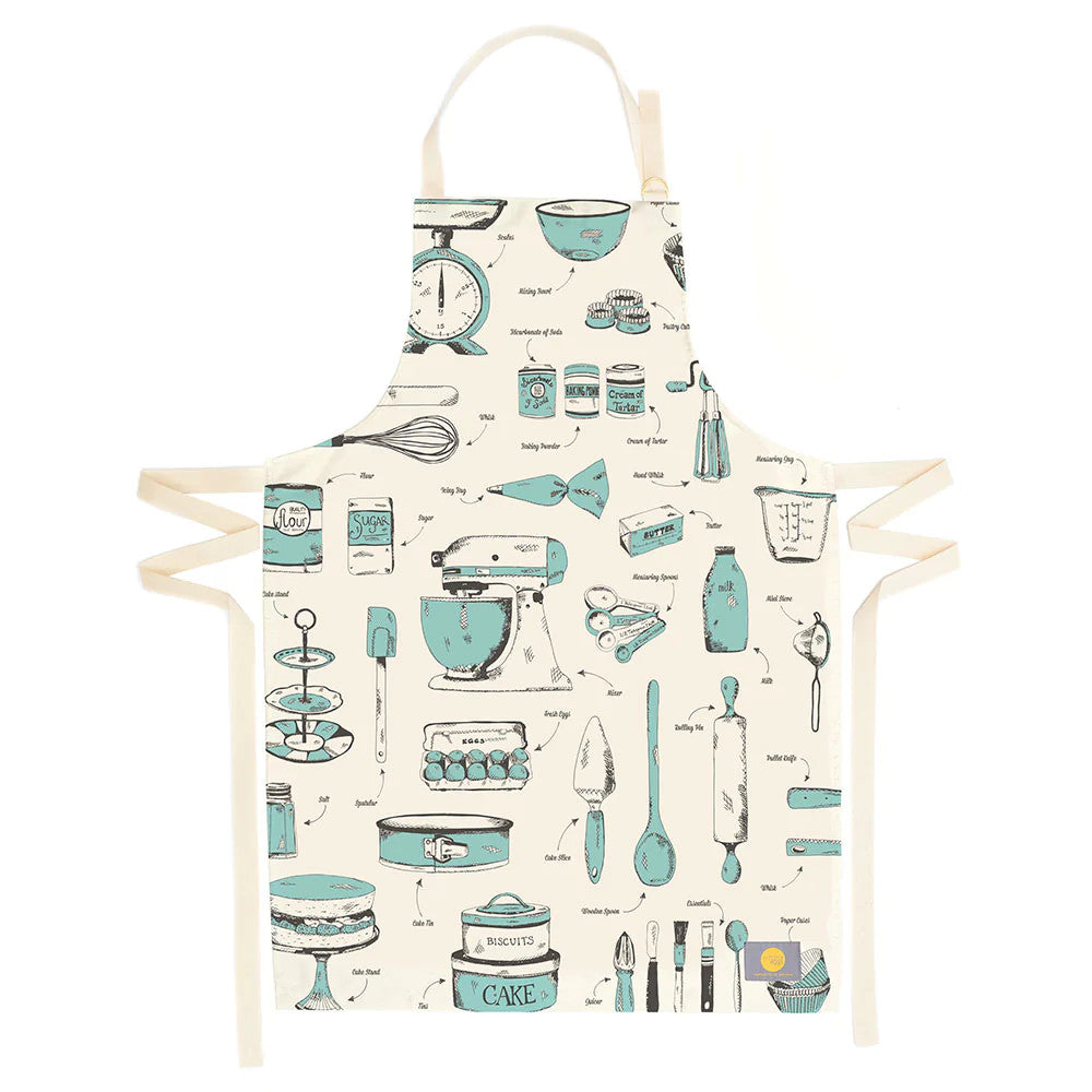 100% cotton Baking Delights apron from Victoria Eggs.