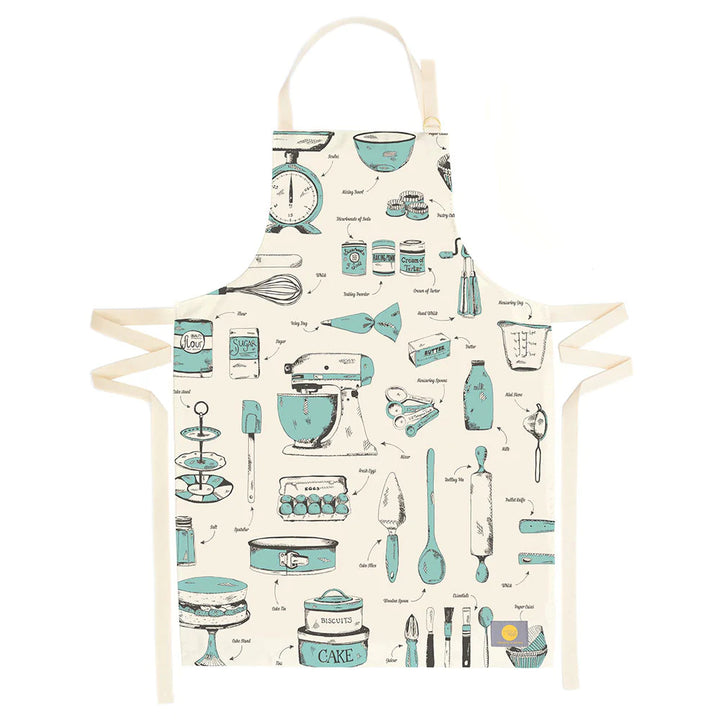 100% cotton Baking Delights apron from Victoria Eggs.