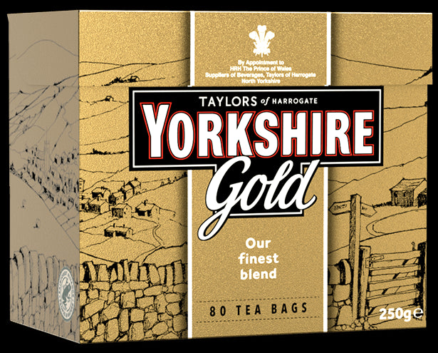 Yorkshire Gold Tea Teabags. 80 ct.