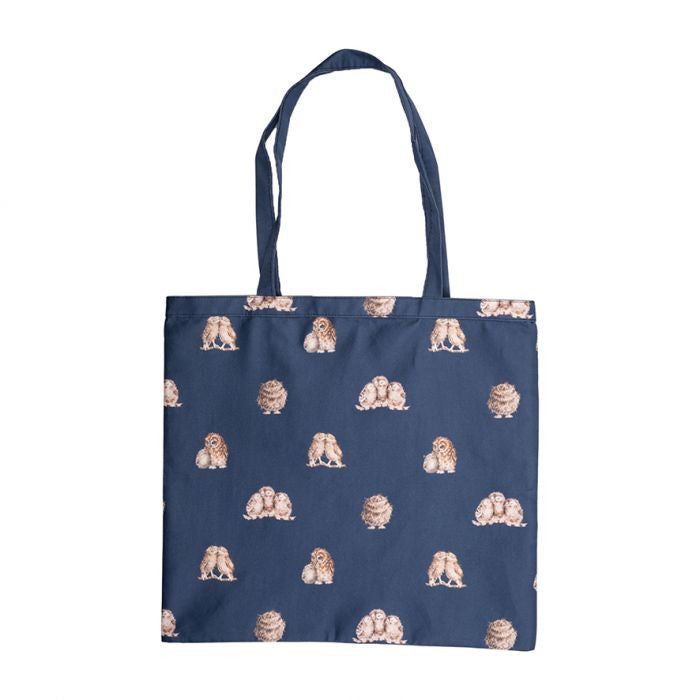 'Birds of a Feather' Owl Foldable Shopping Bag by Wrendale Designs