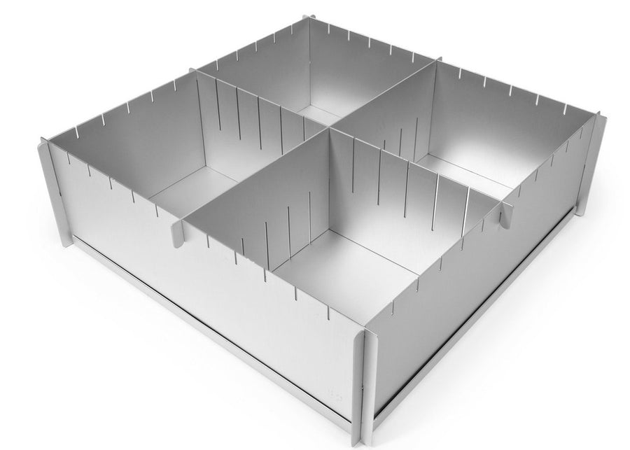 12 x 4 inch Multi-Size Cake Pan from Silverwood Bakeware. Handmade in the UK.