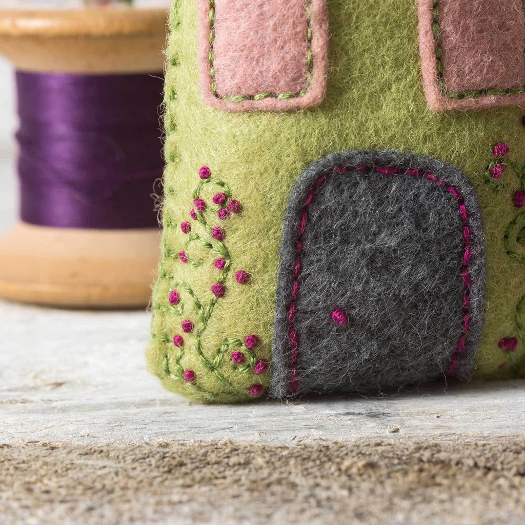 Lavender Houses Wool Mix Felt Craft Kit by Corinne Lapierre