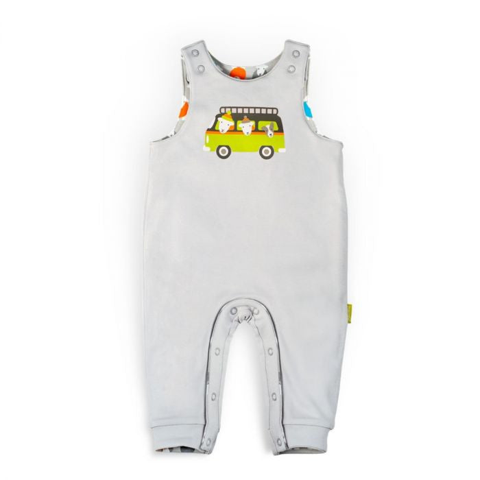 Herdy Baby Reversible Overalls 6 - 12 Months Organic cotton