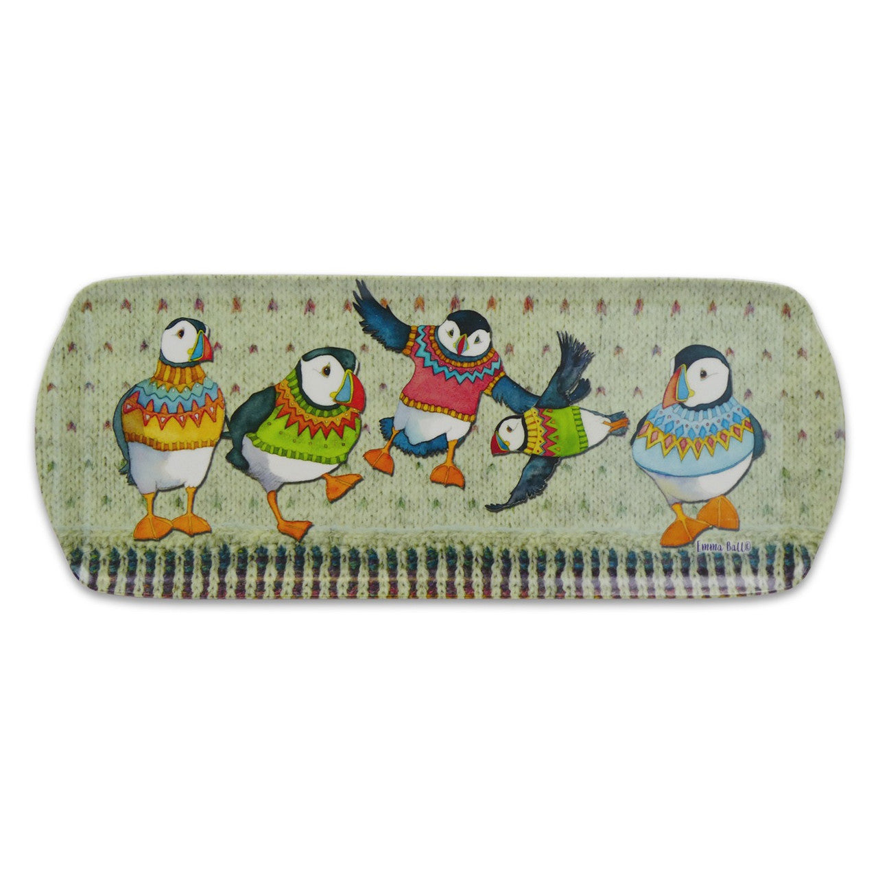 Woolly Puffins Melamine Sandwich Tray