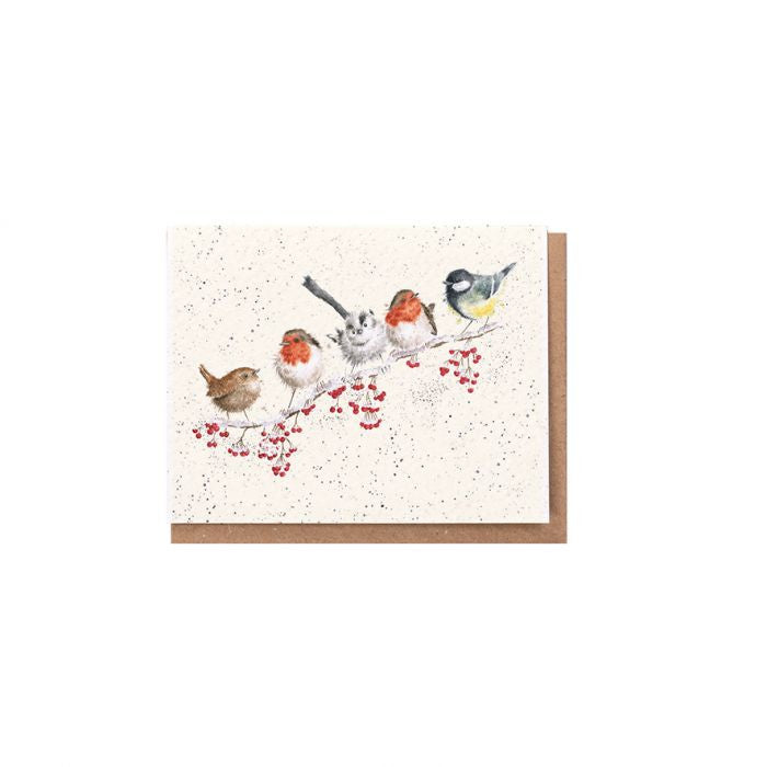 'One Snowy Day' Birds Gift Enclosure Card