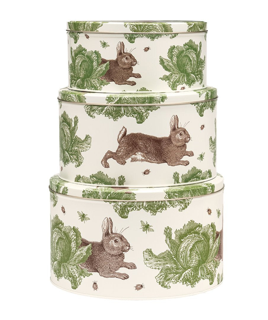 Thornback & Peel Rabbit & Cabbage Set of 3 Cake Tins