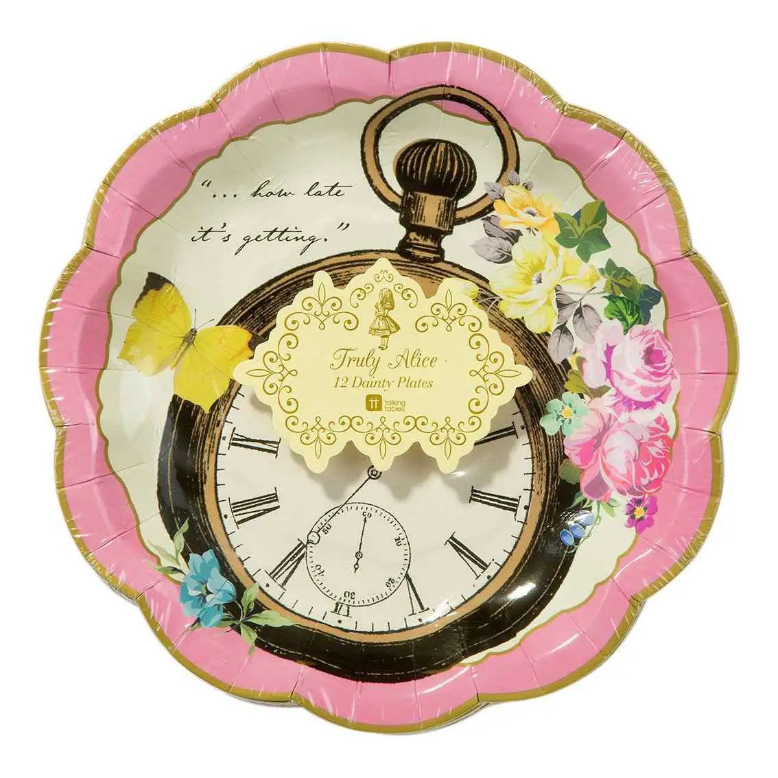 Small Alice in Wonderland Plates - 12 pack