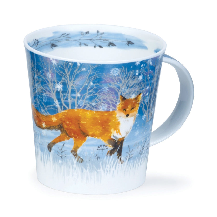 Dunoon Cairngorm Moonbeam Fox bone china mug.