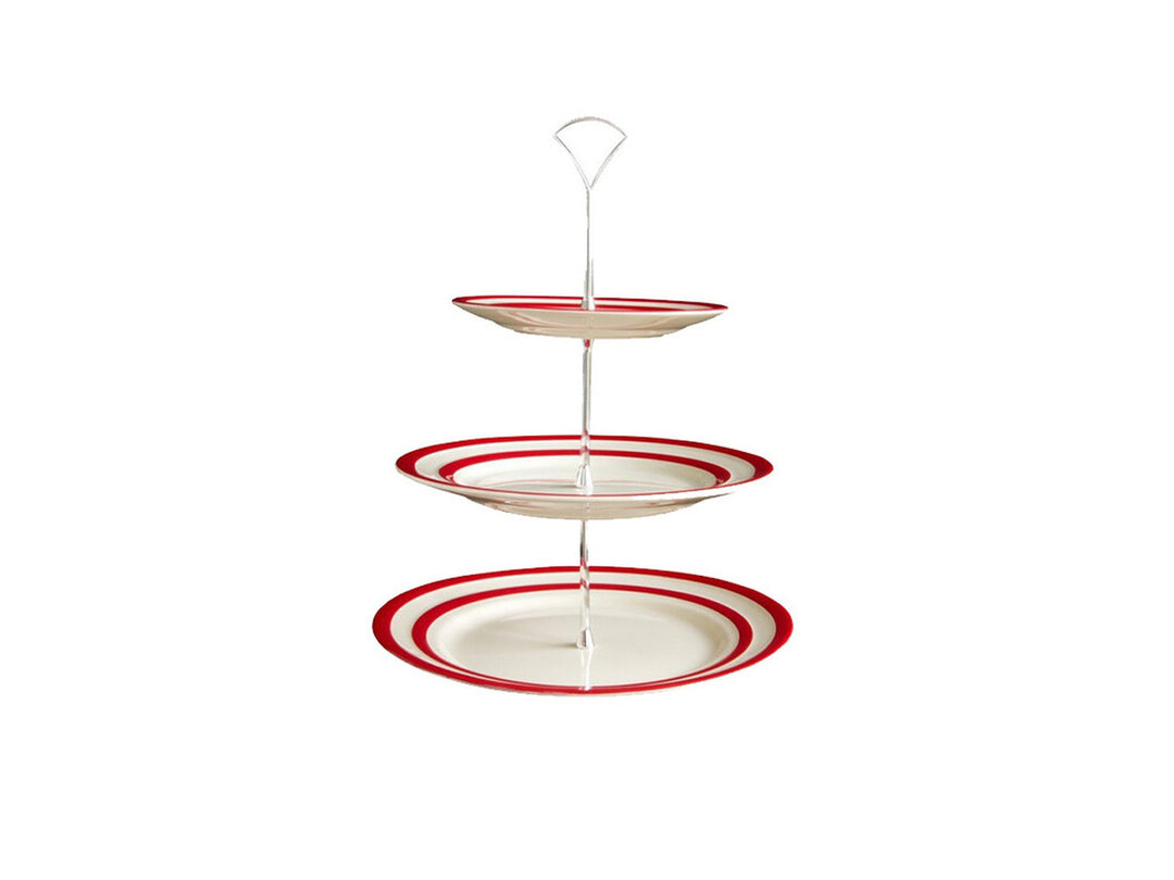 Cornishware Three-Tier Cake Stand - blue