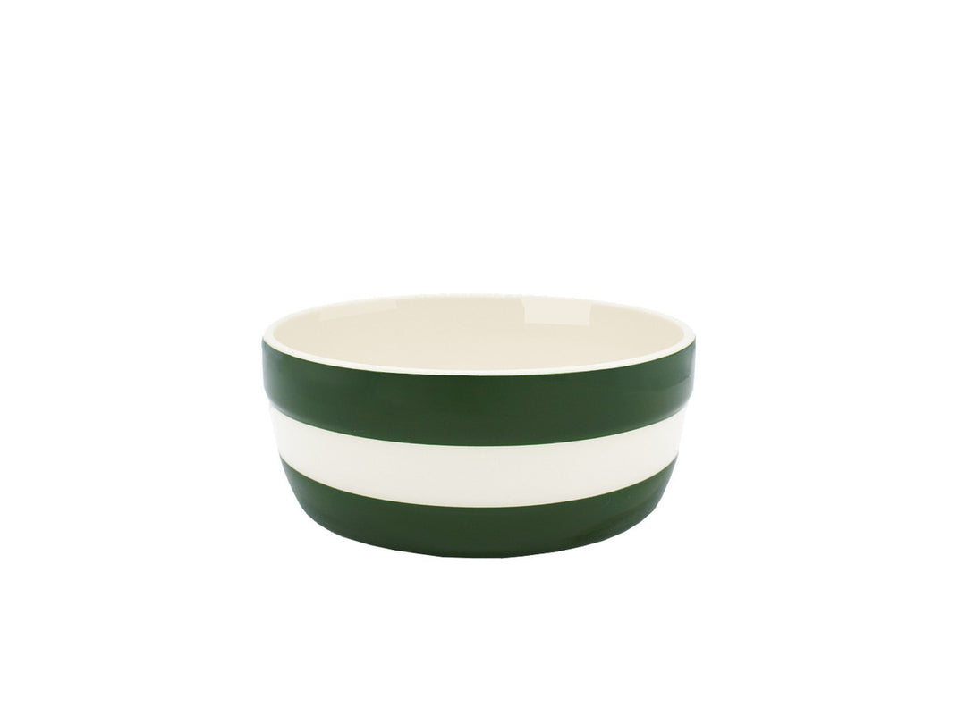 Cornishware Dog Bowl - Adder Green