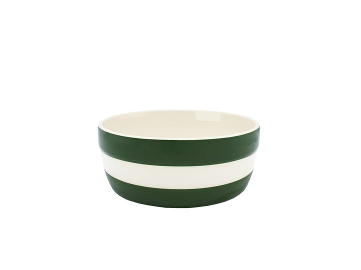 Cornishware Dog Bowl - Adder Green