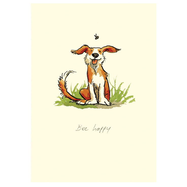 Bee Happy Greetings Card by Anita Jeram.