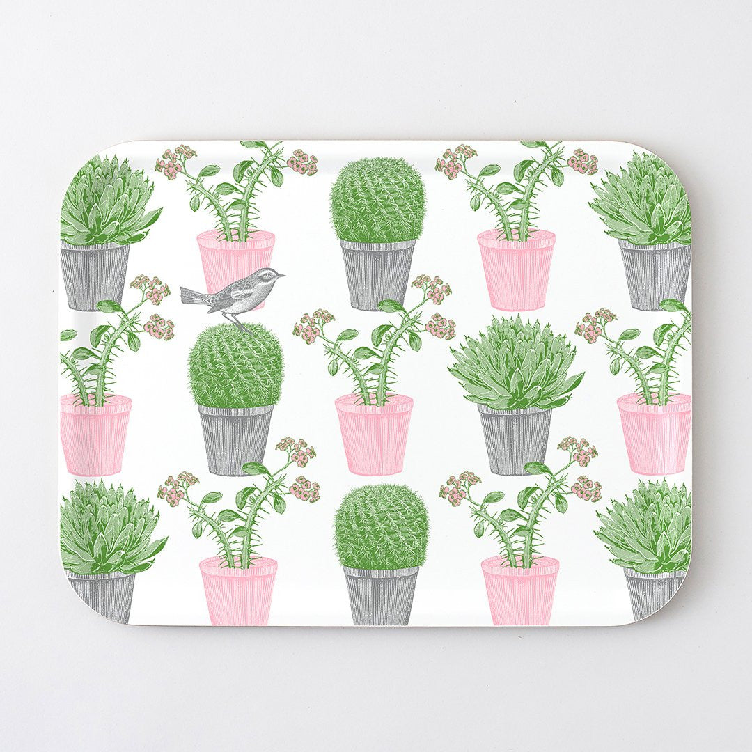 Sophie Allport Cactus & Bird Large Birch Tray