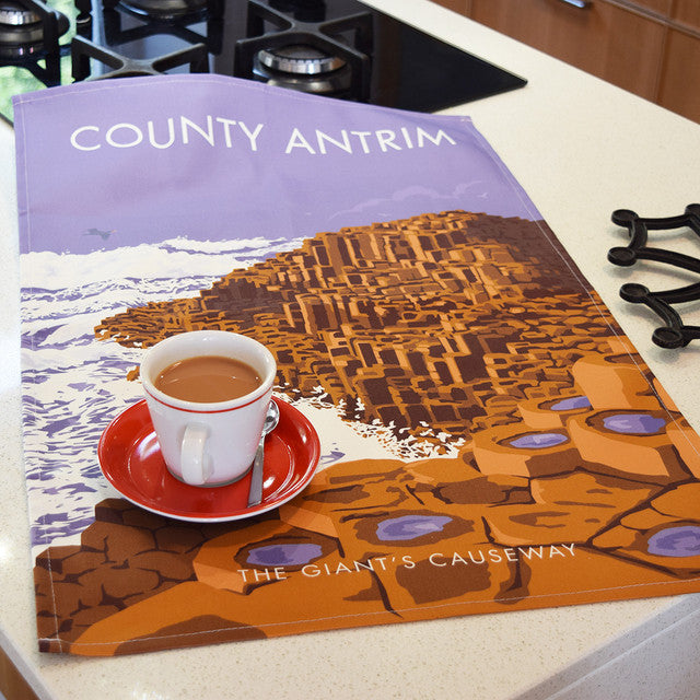 County Antrim Tea Towel by Town Towels