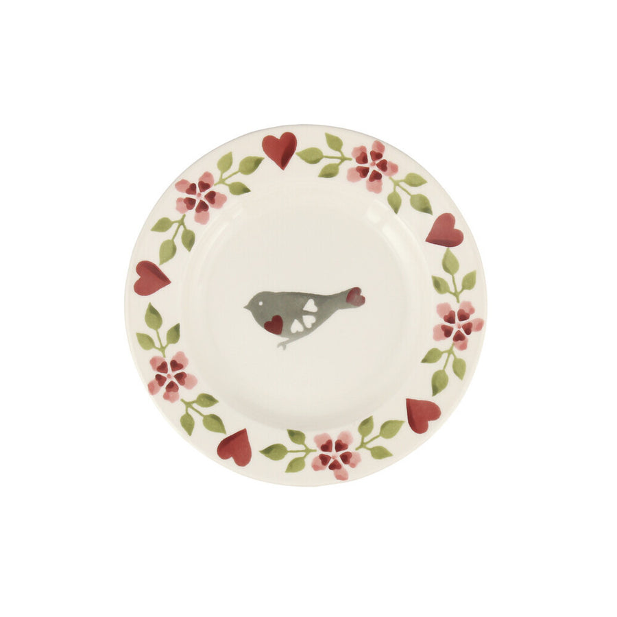 Lovebirds 6 1/2 inch plate by Emma Bridgewater