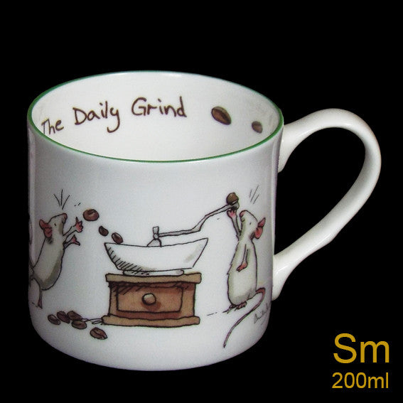 The Daily Grind mug by artist Anita Jeram from Two Bad Mice