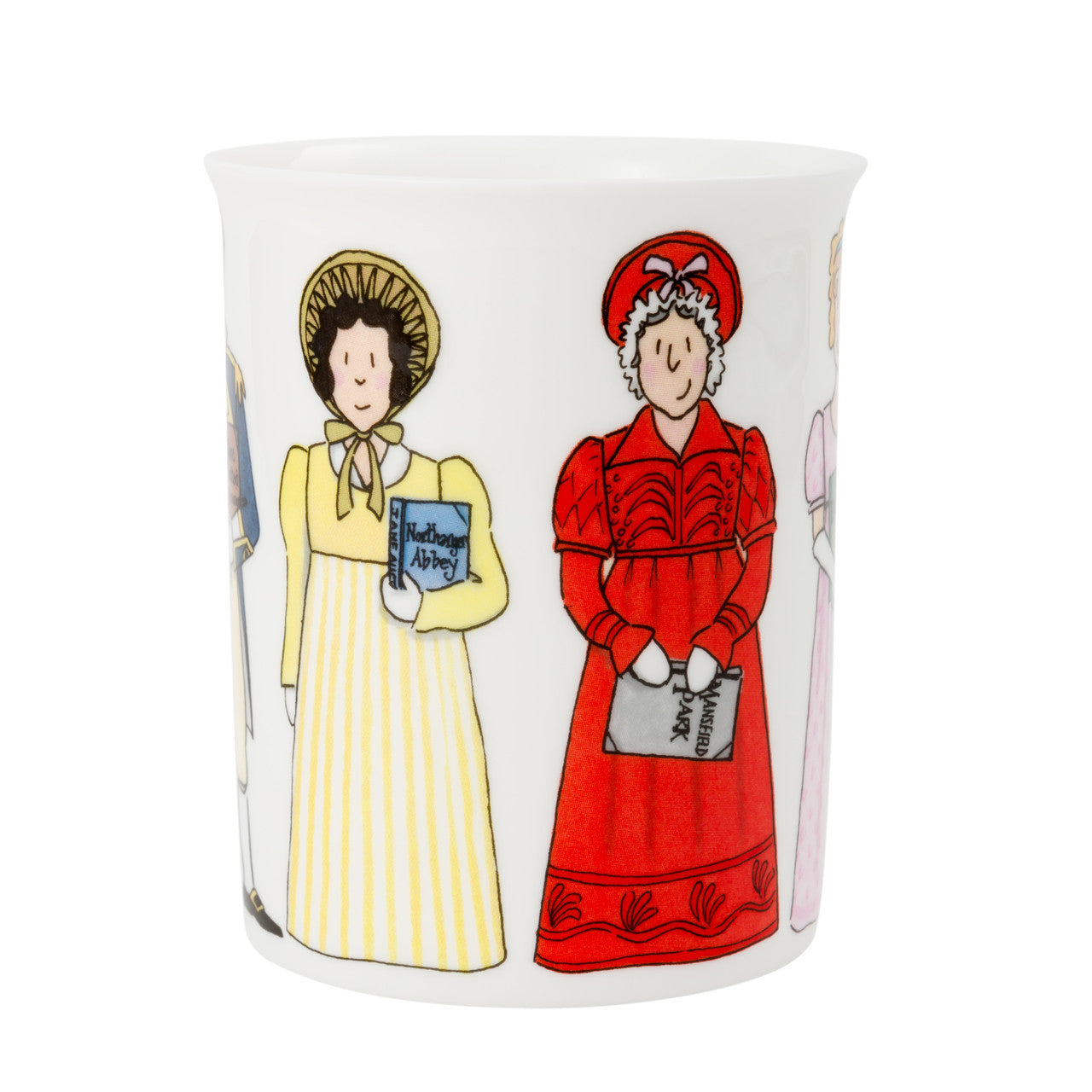 Alison Gardiner Bone China Jane Austen Characters mug boxed.