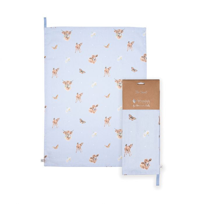 'Farmyard Friends' Farmyard Animal Tea Towel by Wrendale Designs