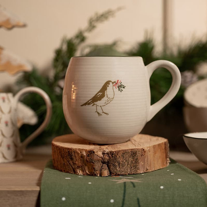 Robin Stoneware Mug by Sophie Allport.