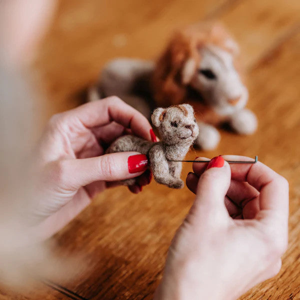 Lion & Cub Needle Felting Craft Kit