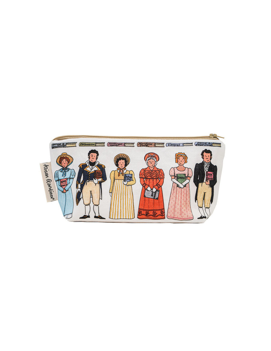 Jane Austen cosmetic bag/pencil case from Alison Gardiner.