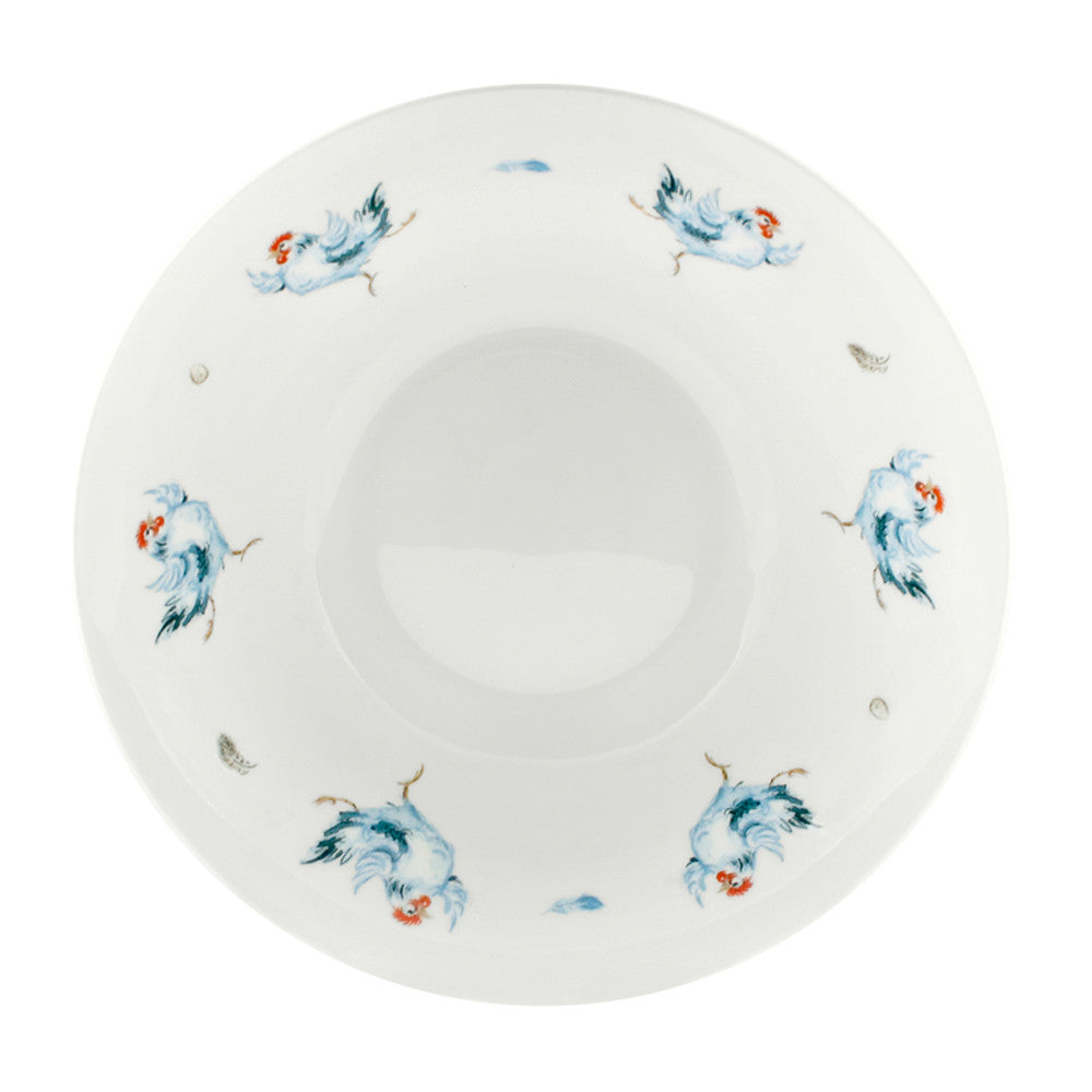 Dancing Hen bone china bowl by Jane Abbott Designs