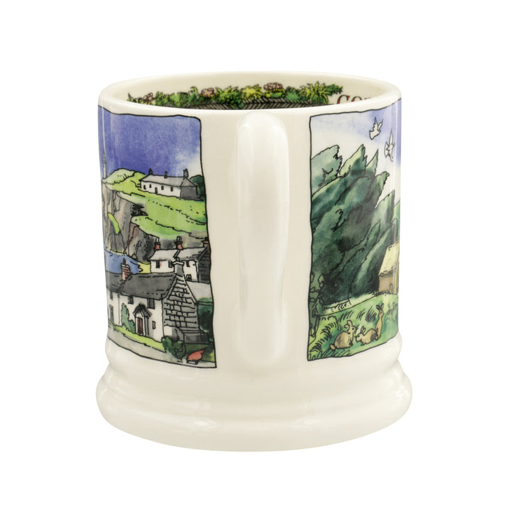 Landscapes of Dreams Cornish Beaches 1/2 Pint Mug