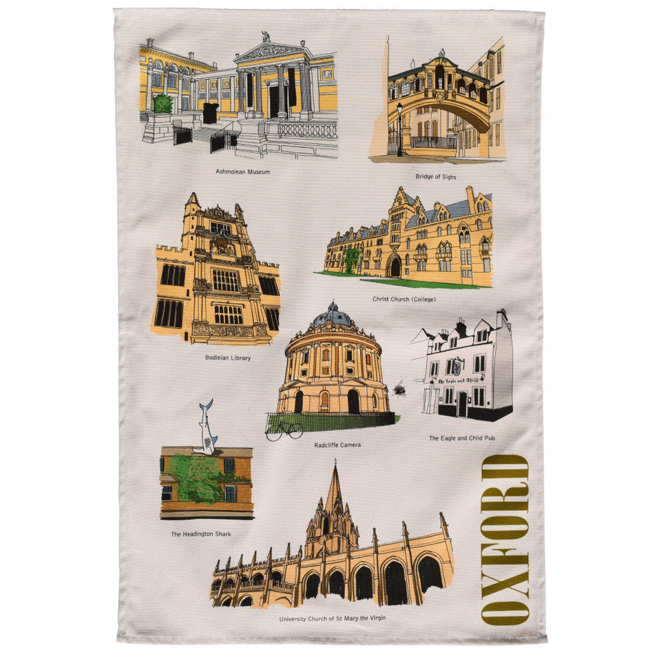Oxford Landmarks Tea Towel