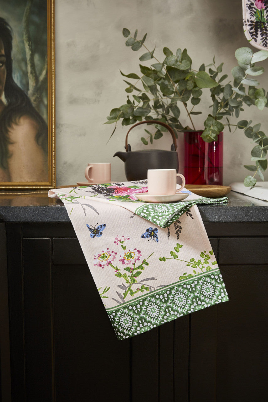 Madame Butterfly 100% Cotton tea towel by Ulster Weavers.