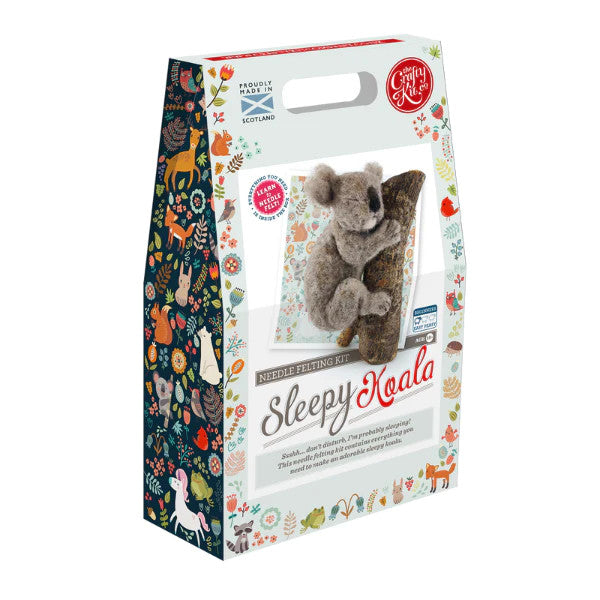 Sleepy Koala Needle Felting Craft Kit