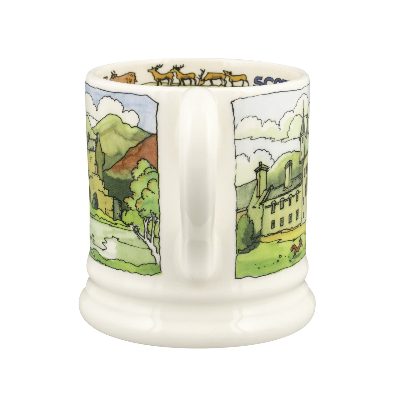 Emma Bridgewater Scottish Highlands Half Pint Mug. Made in England