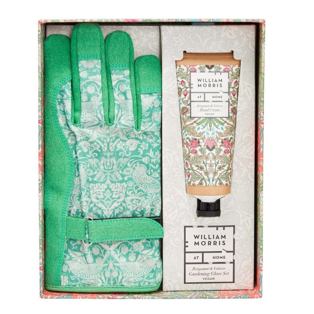 William Morris Golden Lily Gardening Glove Kit by Heathcote & Ivory.