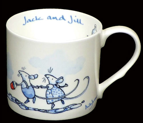 Jack & Jill Blue mug by artist Anita Jeram
