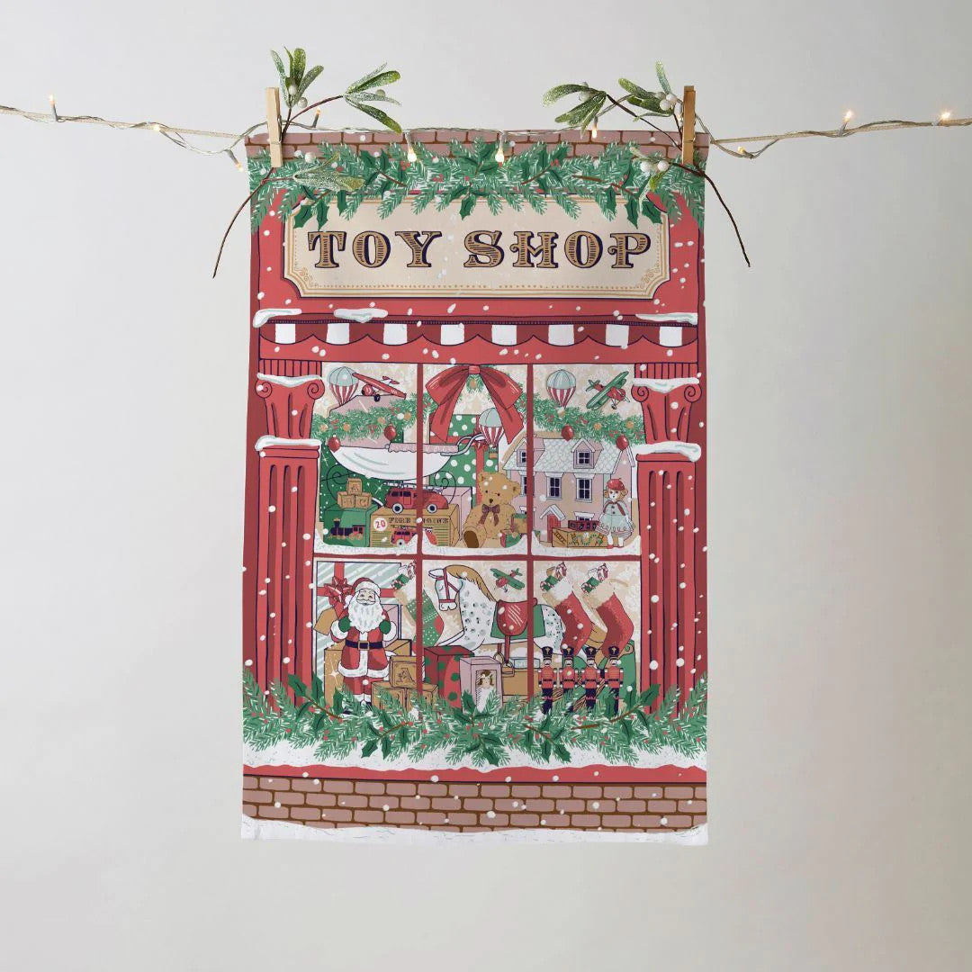 Toyshop Recycled Cotton Tea Towel.