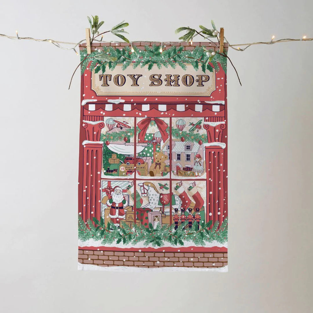 Toyshop Recycled Cotton Tea Towel.