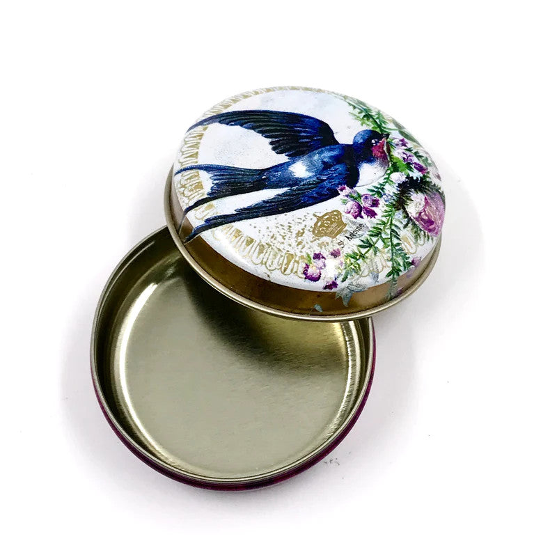 Nostalgia Mini Round Tins - Bird