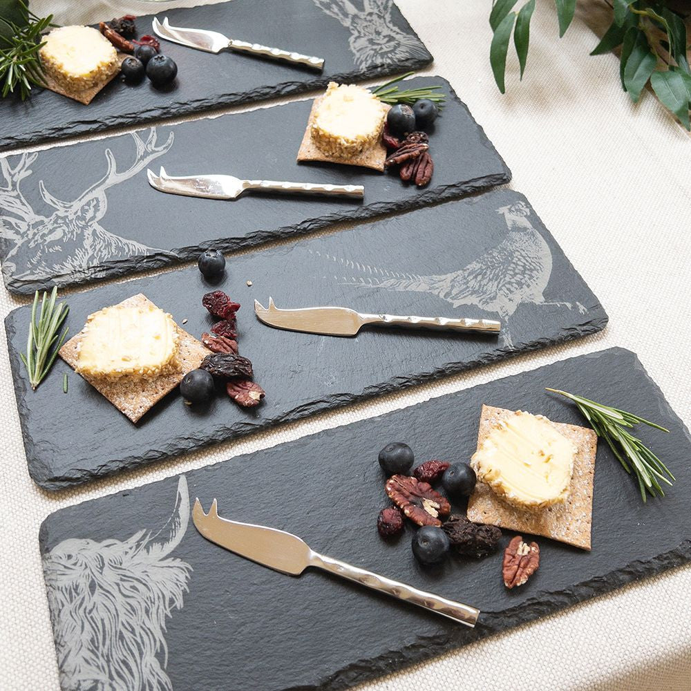 Stone Mini Slate Cheese Boards Country Animals Mini Cheese Board