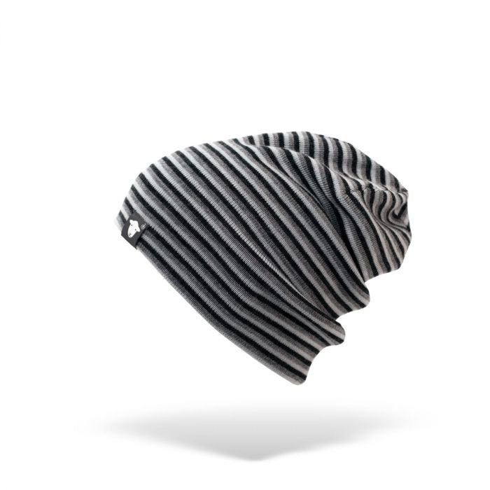 Herdy Grey Striped Beanie