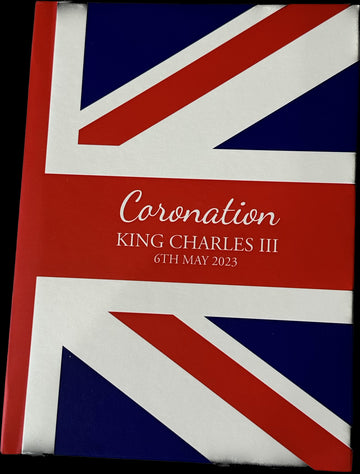 Coronation Union Jack A6 Notebook by Customworks. Image