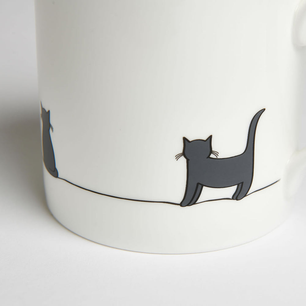 Large Cat Collection Bone China Mug by Jin Designs.