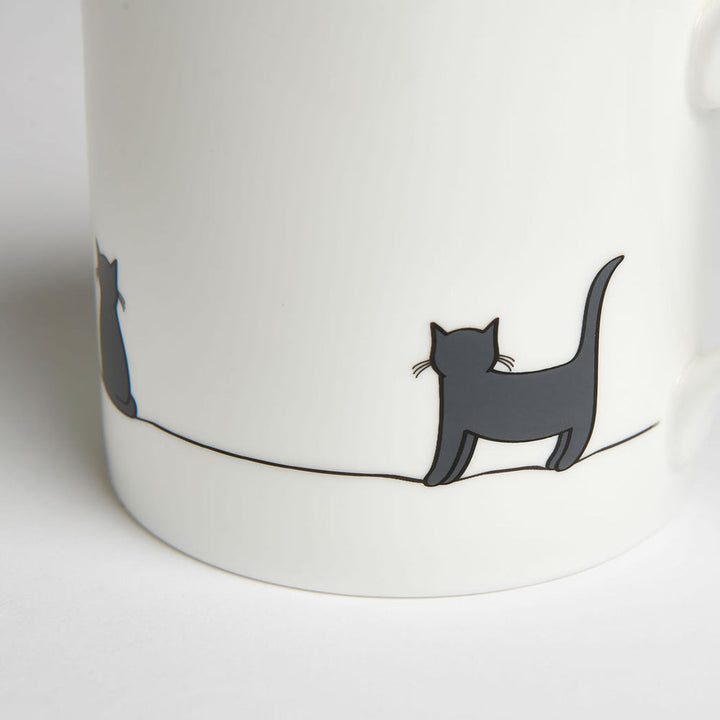 Large Cat Collection Bone China Mug by Jin Designs.
