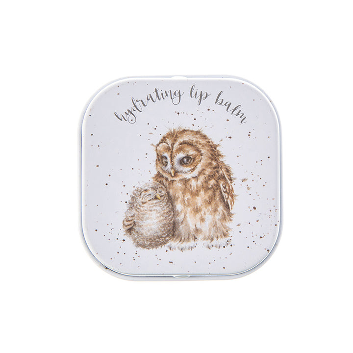 Mini Lip Balm Tin from Wrendale Designs. Made in the UK - Owl