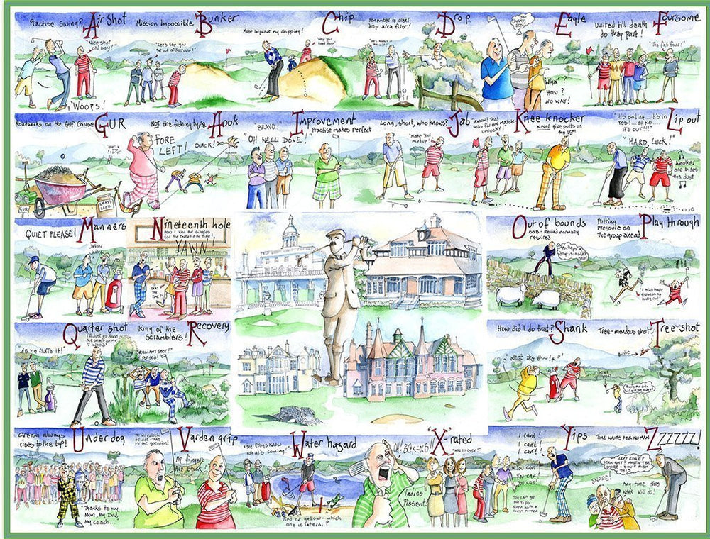 Golf 1000 Piece Jigsaw Puzzle.