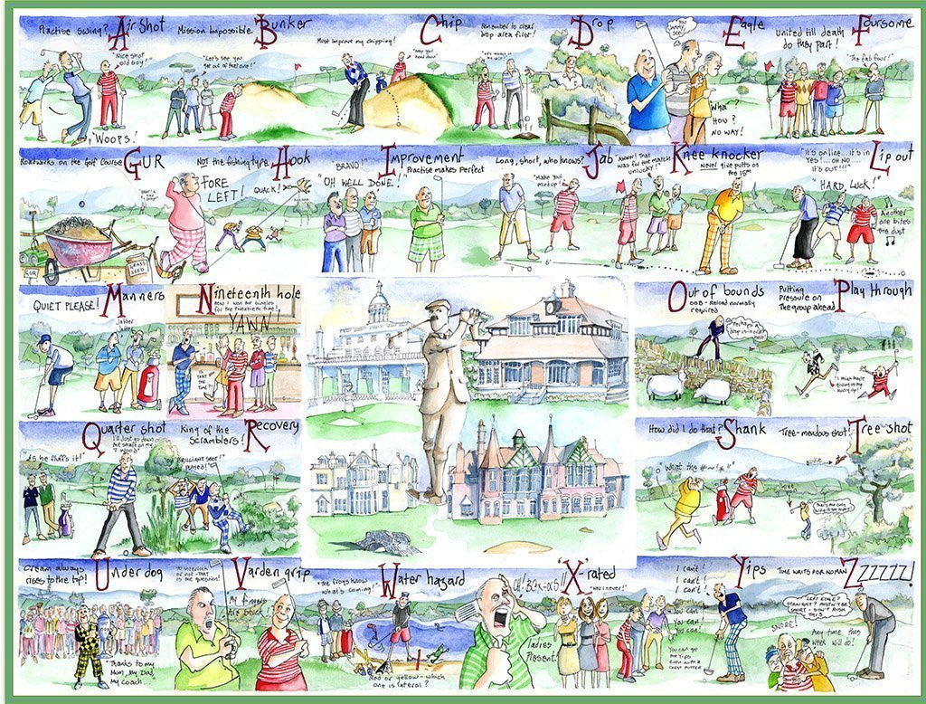 Golf 1000 Piece Jigsaw Puzzle.