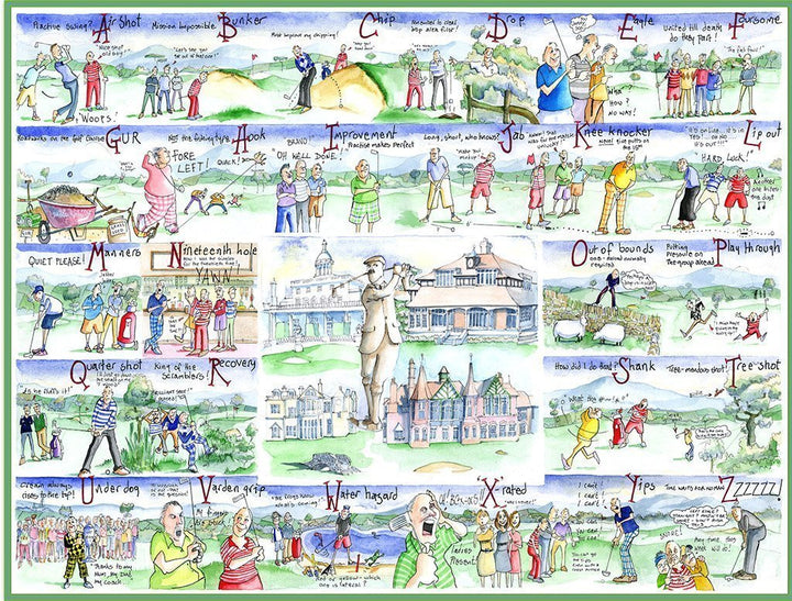 Golf 1000 Piece Jigsaw Puzzle.