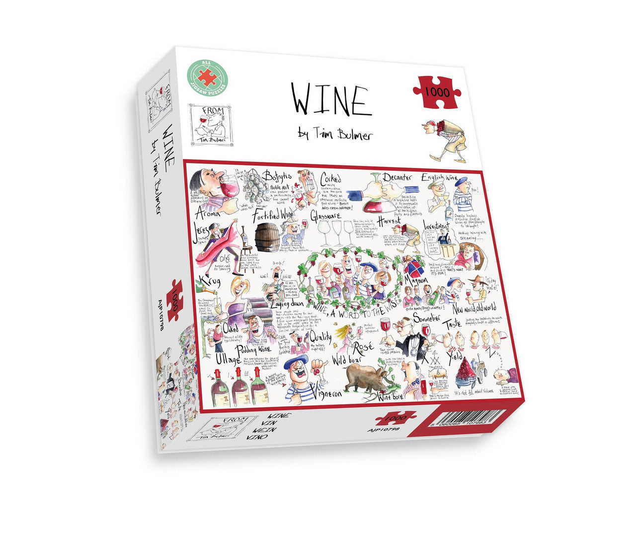 Wine 1000 Piece Jigsaw Puzzle.
