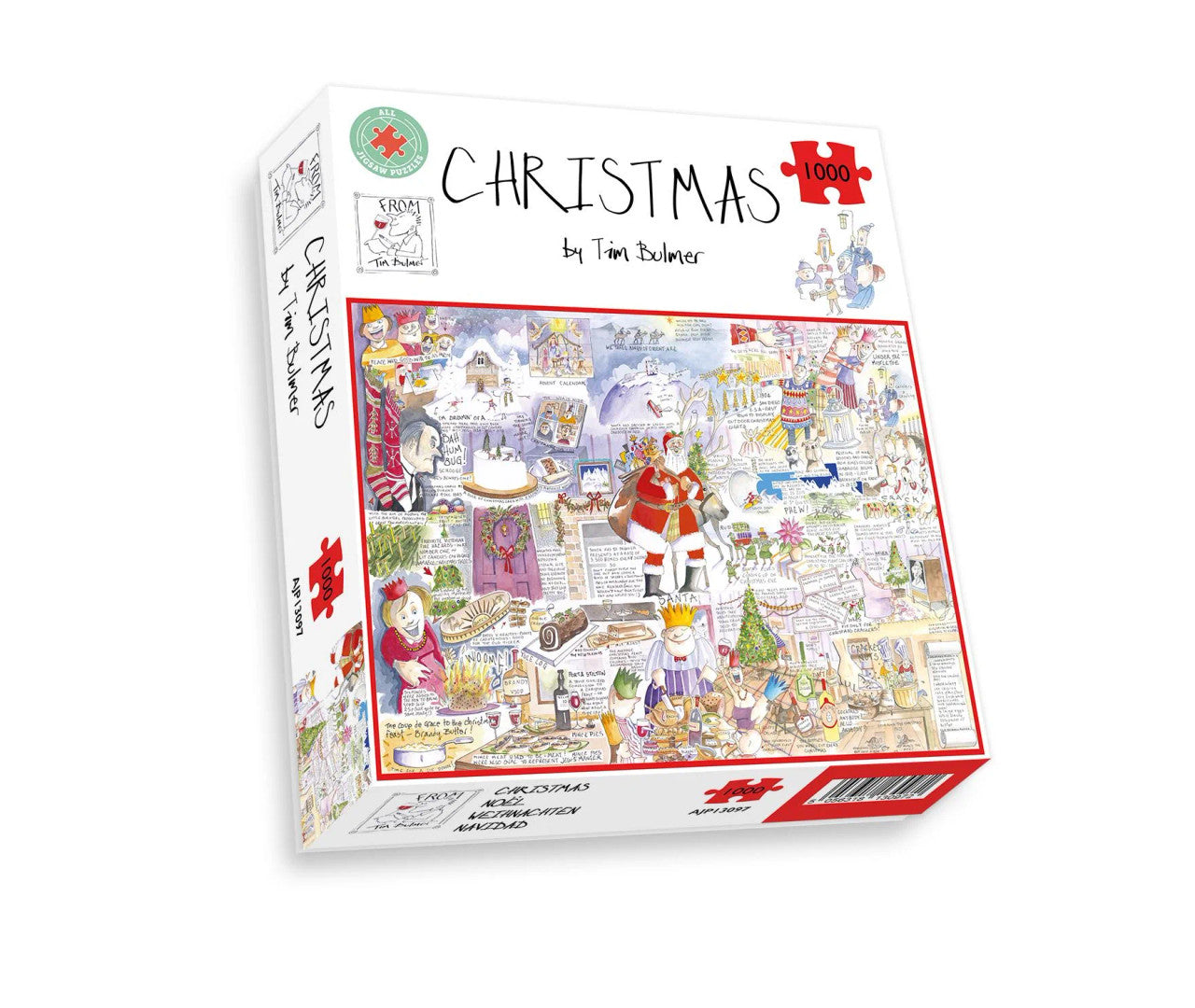 Christmas by Tim Bulmer 1000 Piece Jigsaw Puzzle.