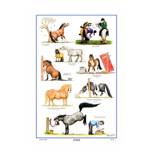Grass is Always Greener Cotton Tea Towel by Samuel Lamont.