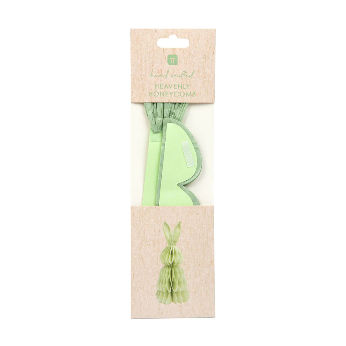 Sweet Meadow Honeycomb Green Bunny by Talking Tables.